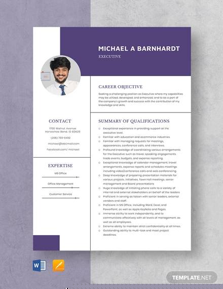 Effective Resume Format In Word For Hr Executive: Stand Out in Your Job Application