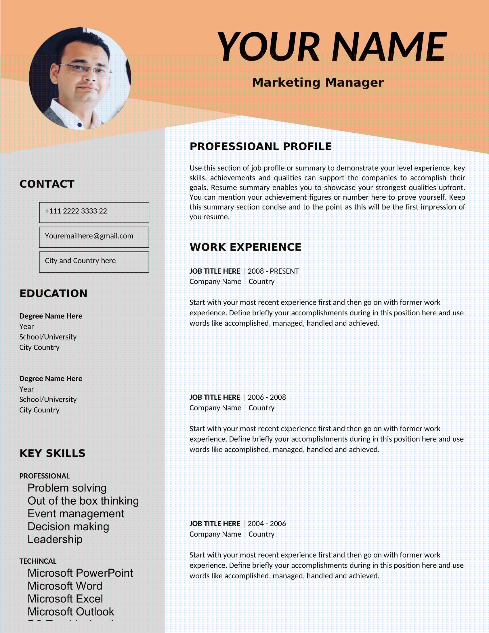 Essential Tips for Crafting a Professional Resume Format Word Copy