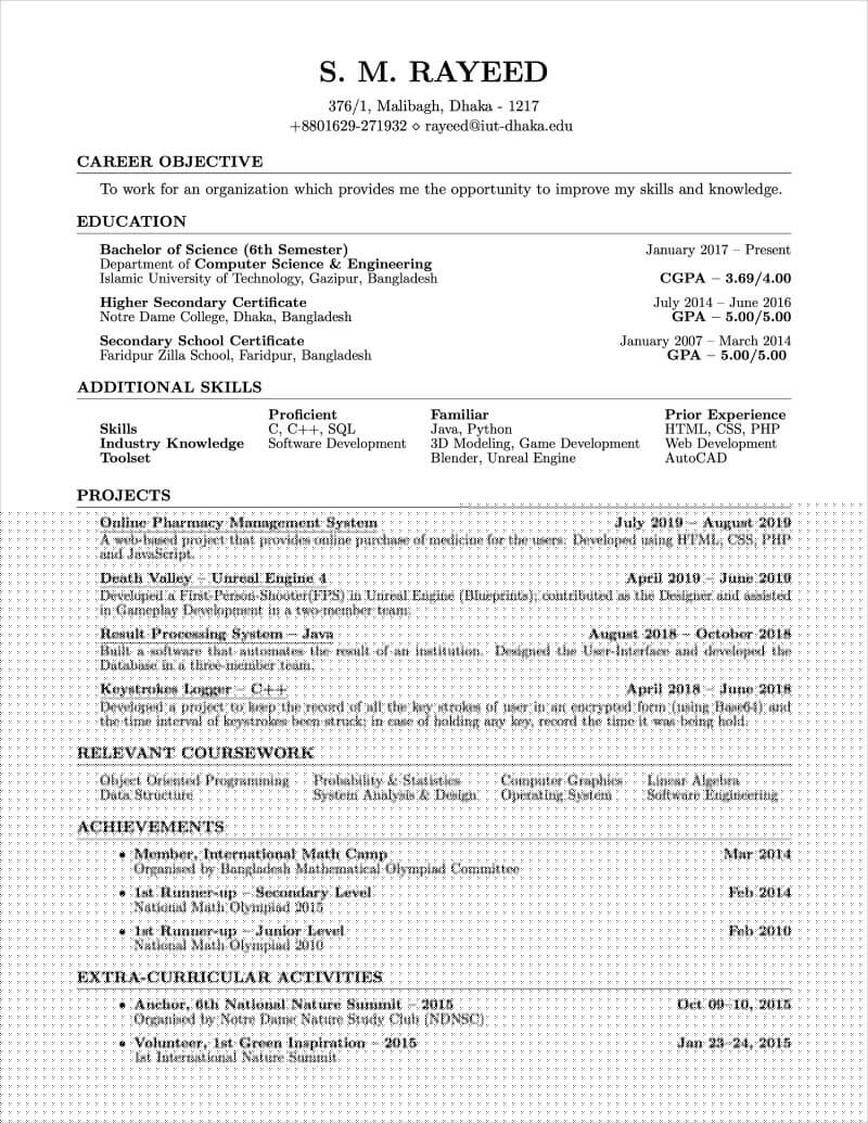 Creating a Professional Resume Header in LaTeX: Tips and Tricks for Resume Header LaTeX