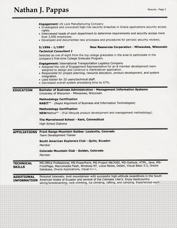 Enhancing Your Job Application: The Importance of a Well-Designed Resume Header Page 2