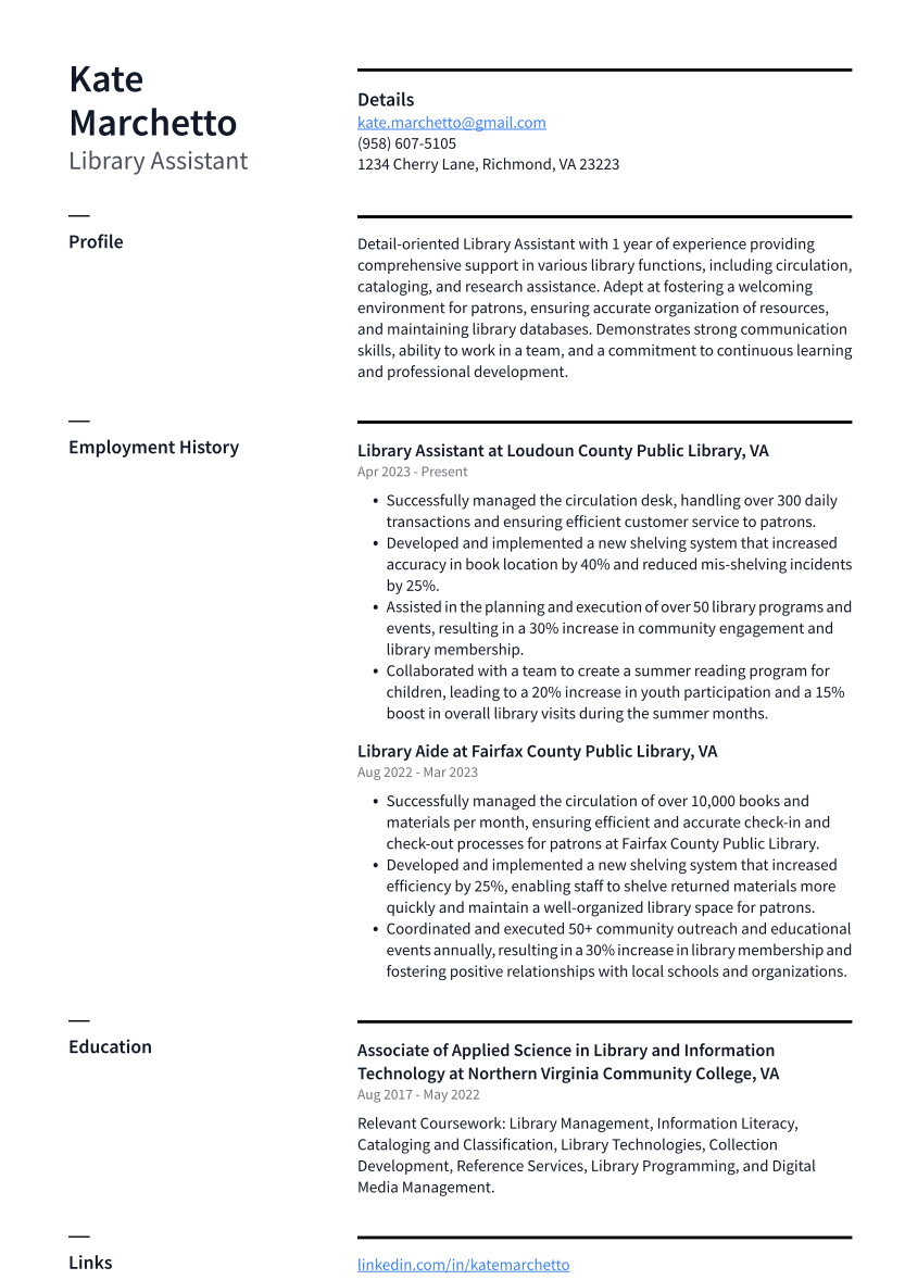 Comprehensive Resume Objective Examples Library Assistant: Crafting the Perfect Introduction for Your Library Career