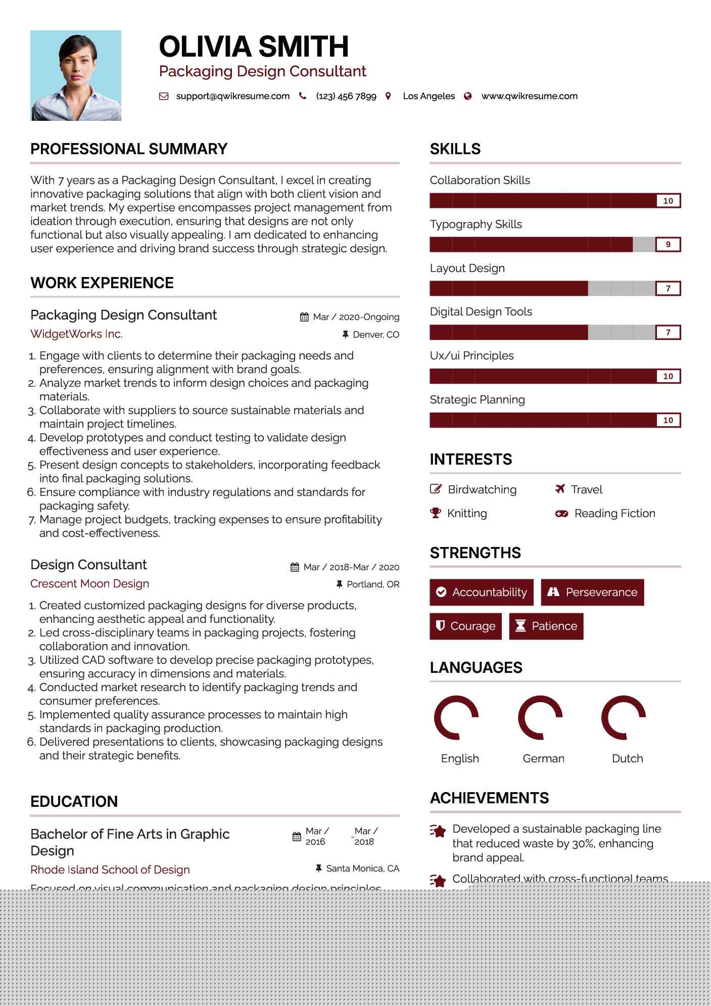 Essential Elements of a Winning Resume Of Design Consultant