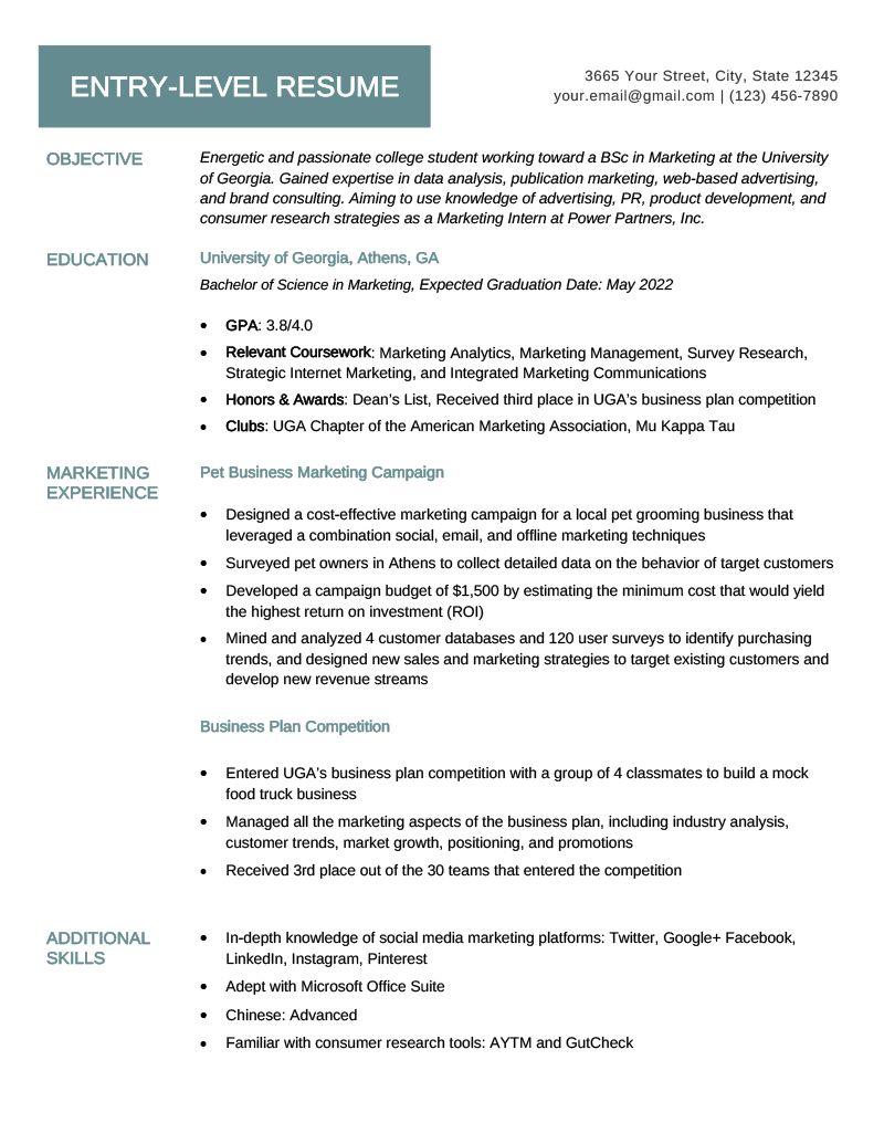 Essential Resume Samples Entry Level: A Complete Guide for New Job Seekers