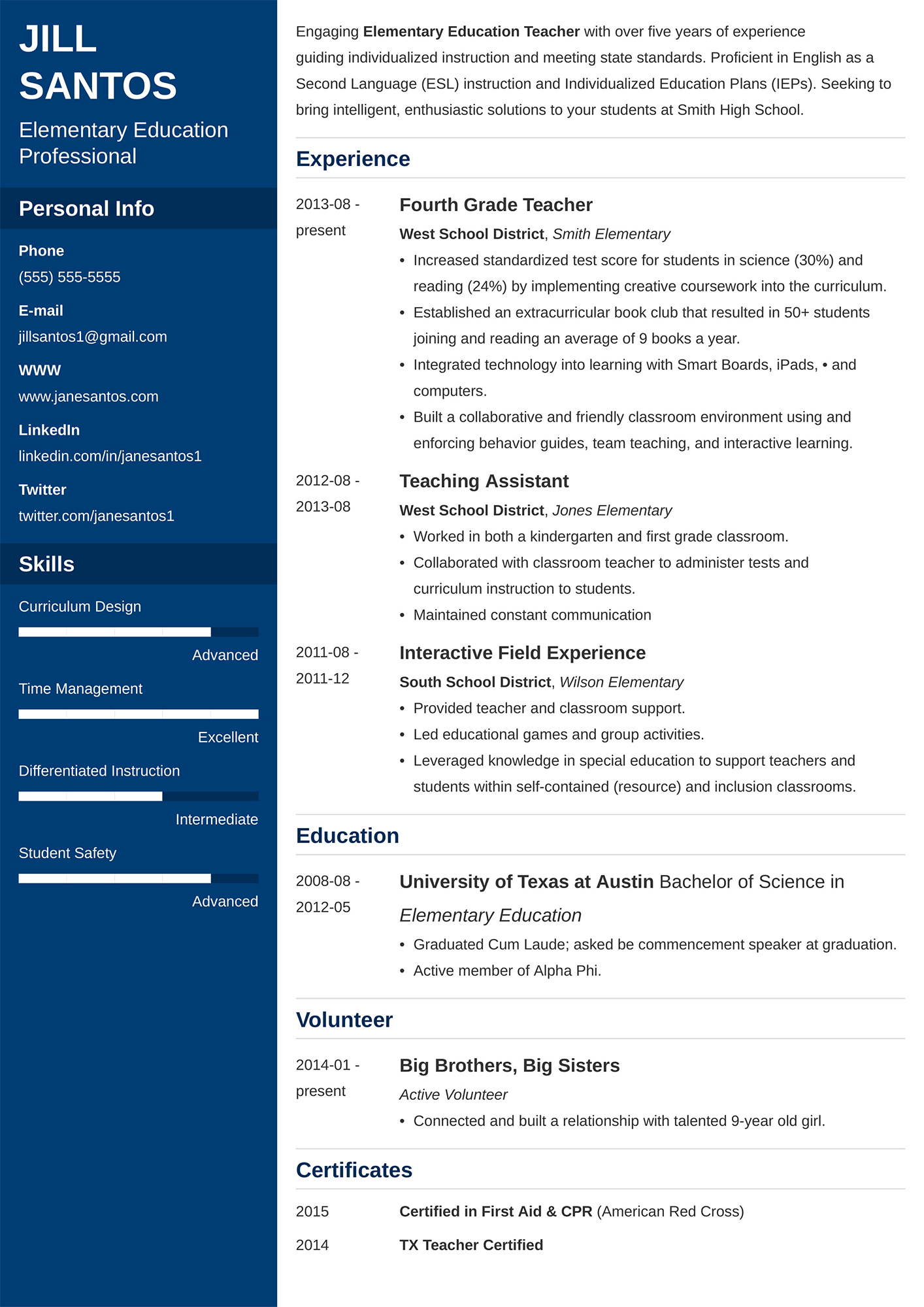 Explore the Best Resume Samples Latest: Your Guide to Crafting the Perfect Resume