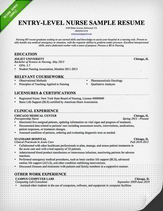 Essential Resume Samples RN: Crafting the Perfect Nursing Resume to Land Your Dream Job