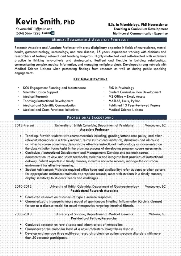 Essential Resume Samples Vancouver: Crafting the Perfect Job Application