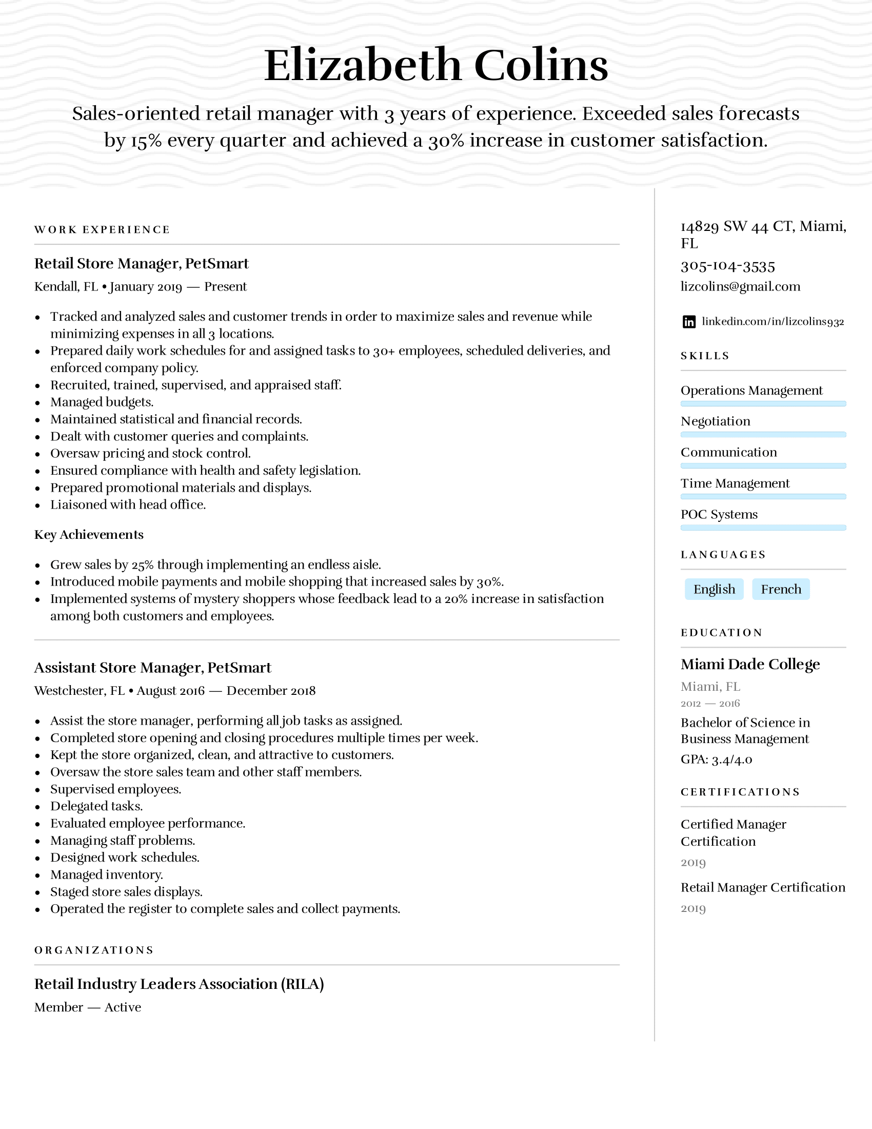 Top Resume Skills Examples Retail: How to Showcase Your Strengths Effectively