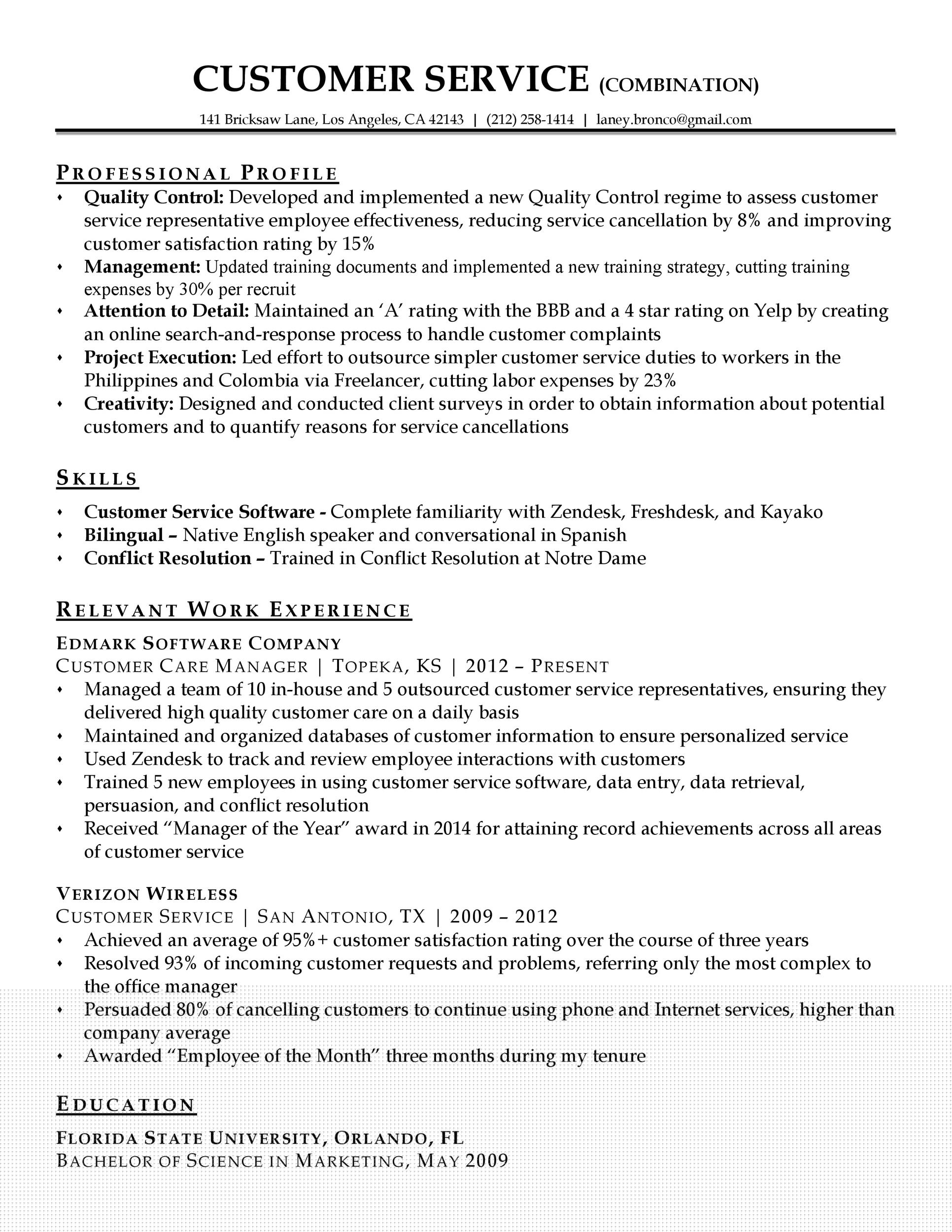 Essential Resume Skills For Customer Service Position to Stand Out