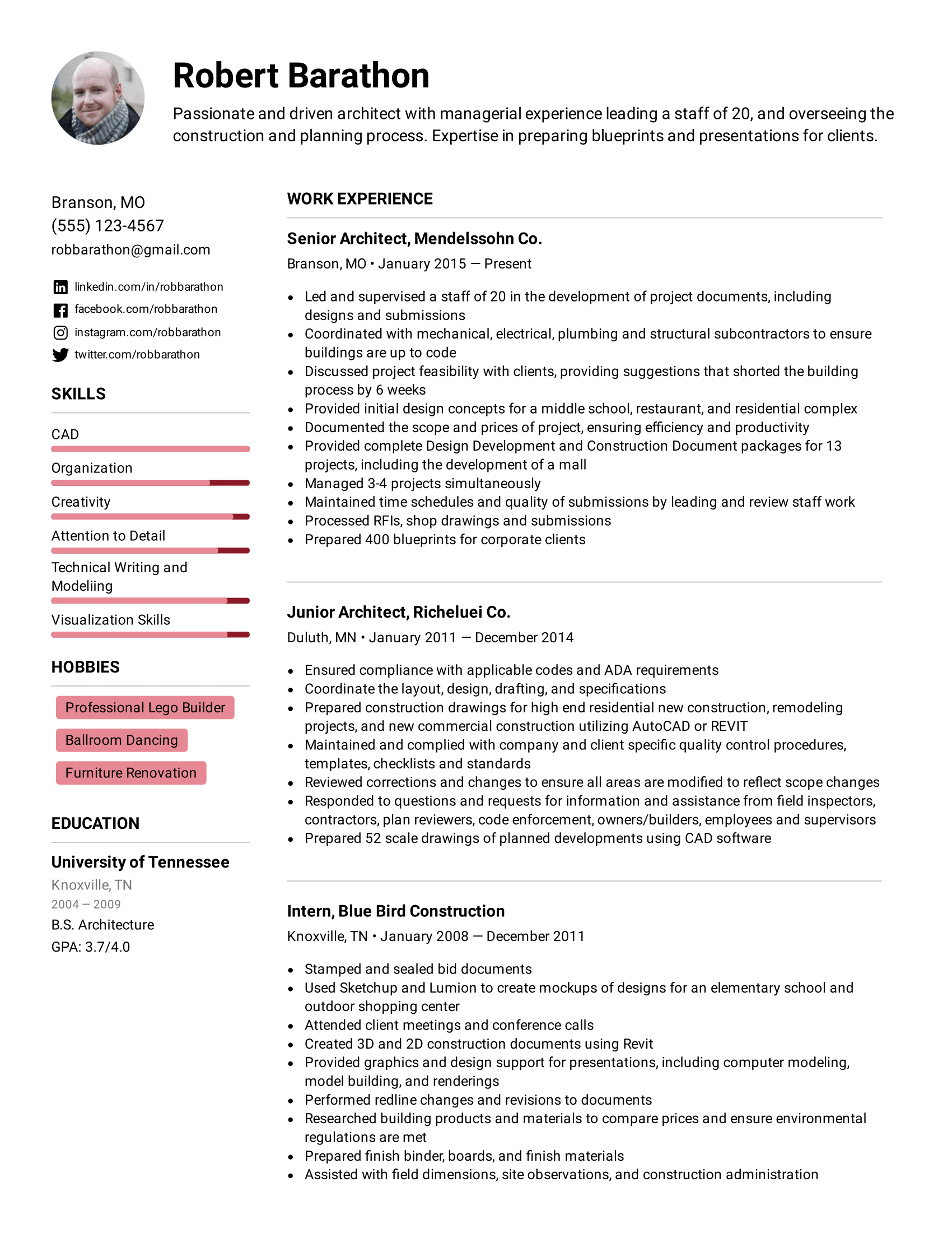 Top Resume Summary Examples Architect: Crafting the Perfect Introduction for Your Architectural Career