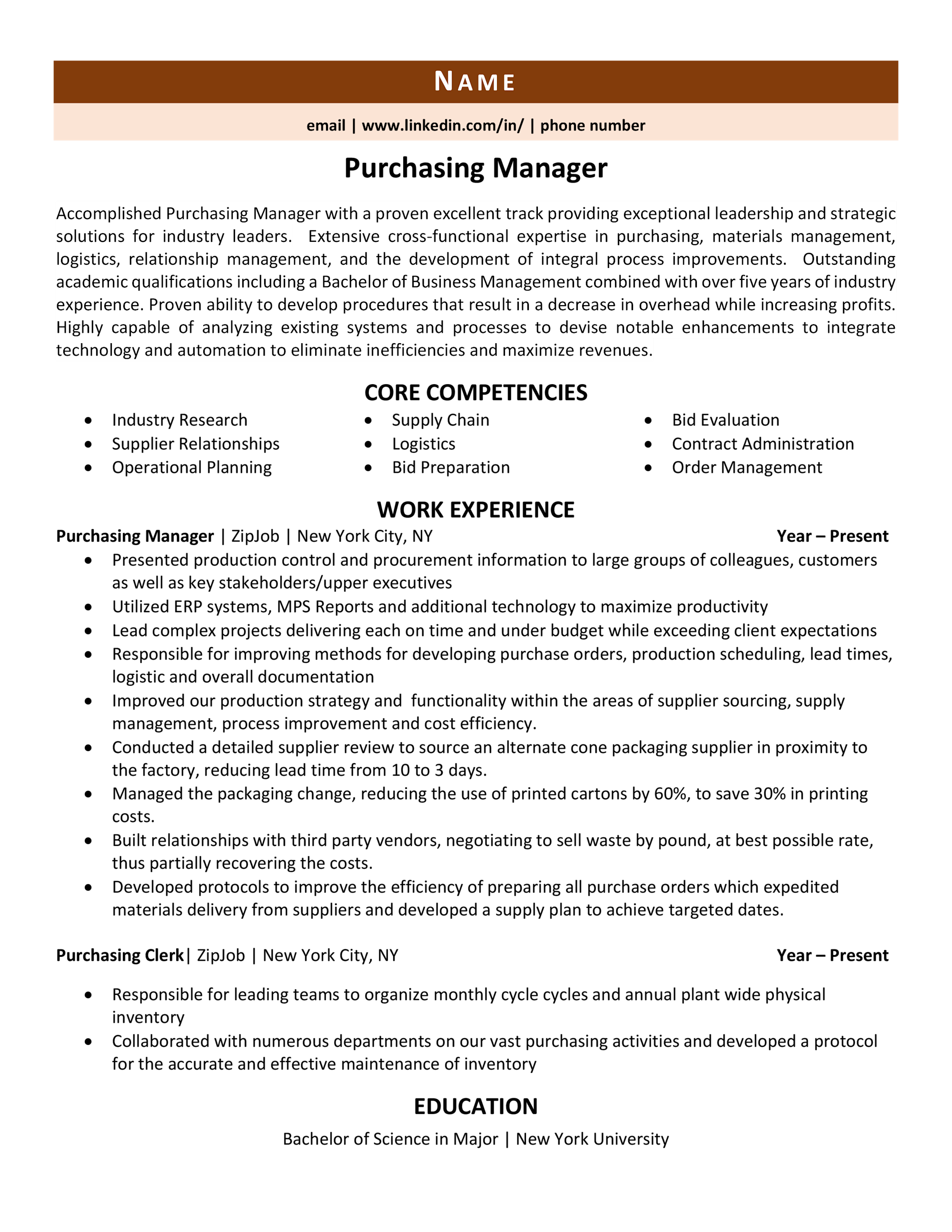 Top Resume Summary Examples Procurement: Crafting the Perfect Introduction for Your Career
