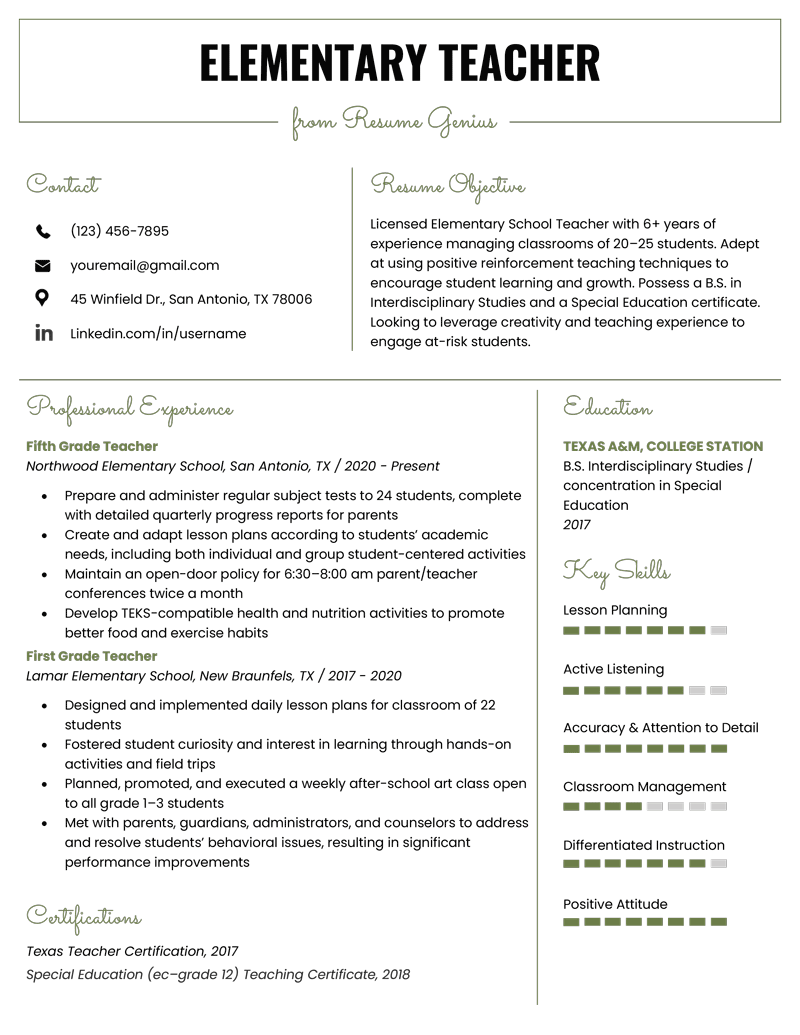 Top 10 Resume Summary Examples Teacher: Crafting the Perfect Introduction for Your Education Career