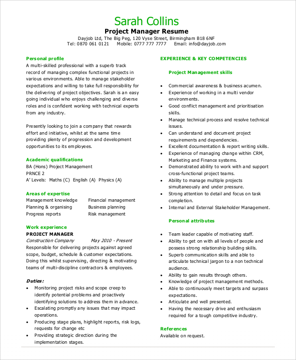 Essential Resume Summary Of Qualifications Examples Project Manager to Enhance Your Job Application