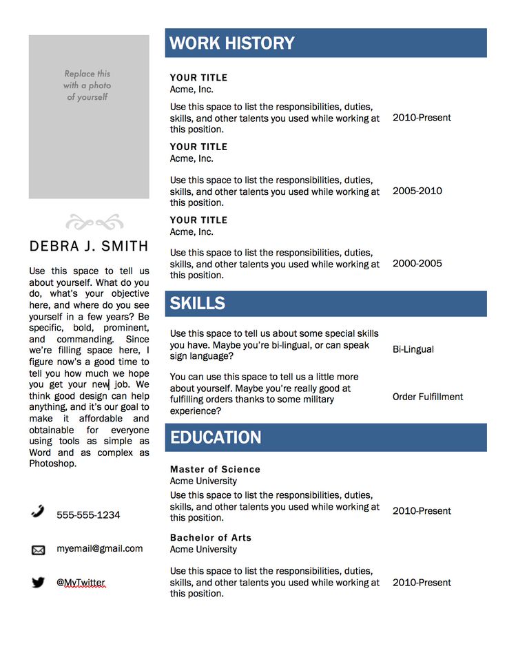 Top 10 Resume Templates For Word 2010 Free: Boost Your Job Application Today!