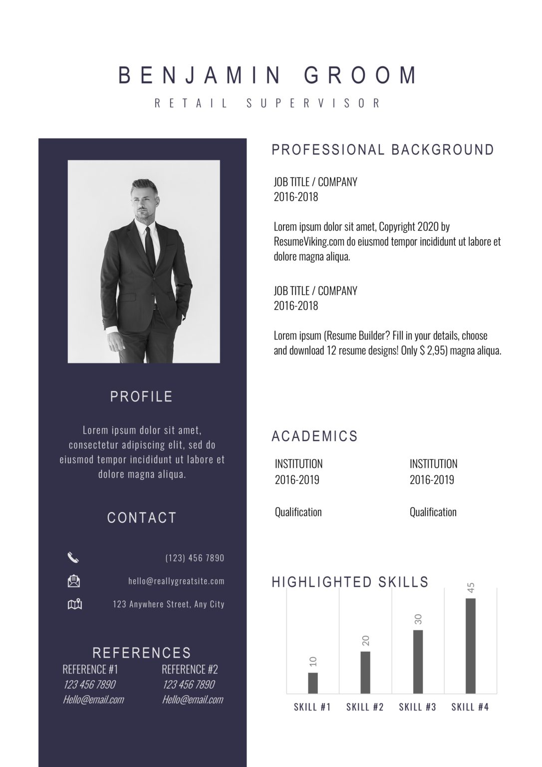 Elevate Your Job Search with Professional Resume Templates Word Docx