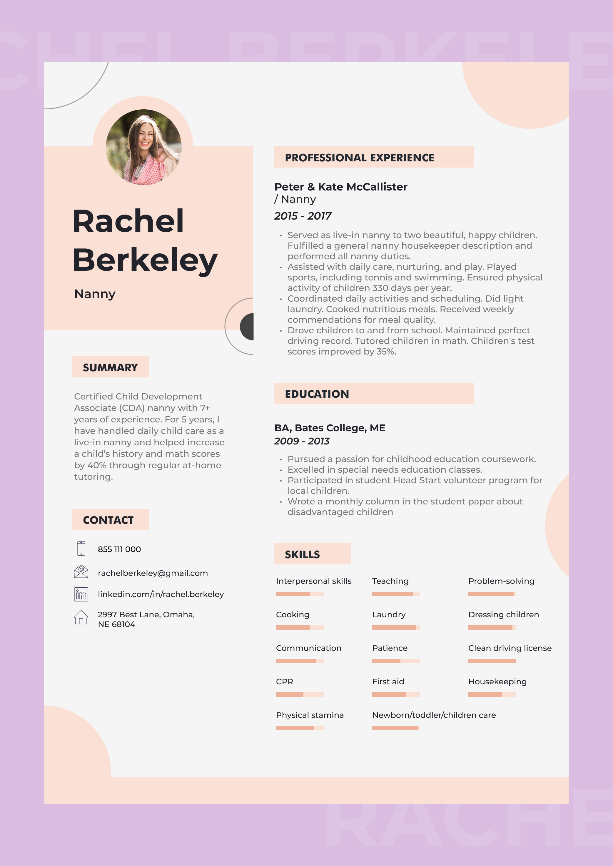 How to Craft an Impressive Resume With Nanny Experience