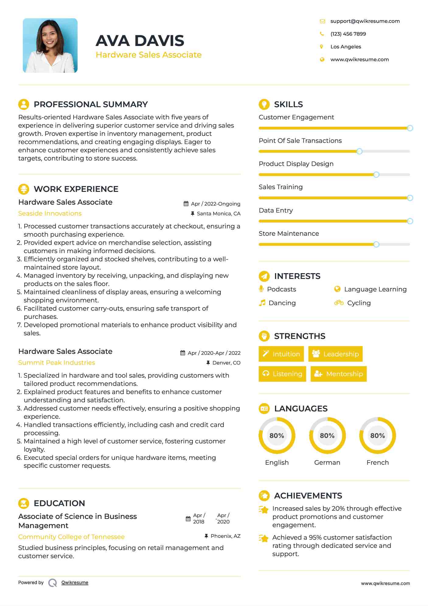 Crafting the Perfect Retail Hardware Resume: Tips and Strategies for Success