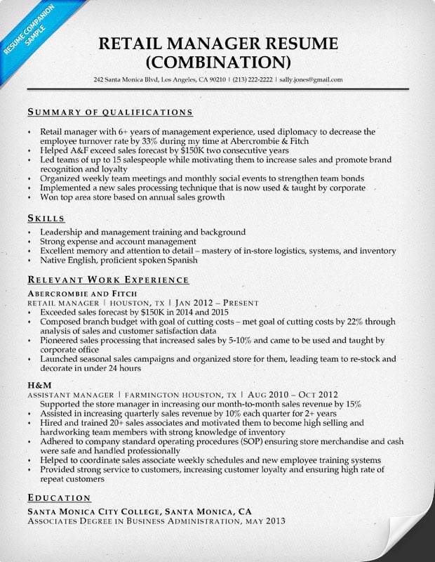 Maximizing Your Career Potential: The Ultimate Guide to Crafting a Retail Management Qualifications Resume