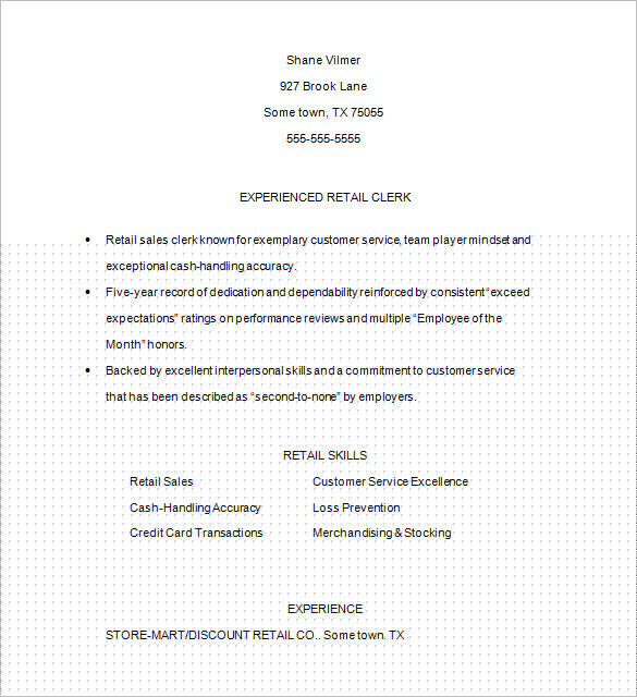 Revamp Your Job Search with Our Free Retail Resume Template Download