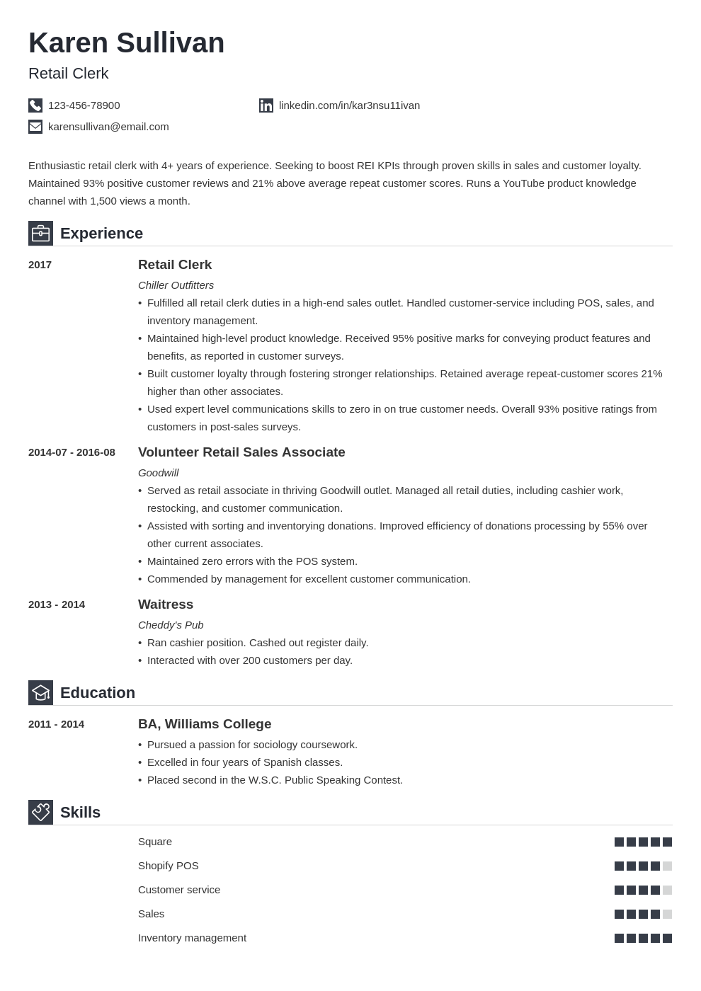 Crafting the Perfect Retail Resume: Your Ultimate Retail Resume Template Microsoft Word Guide