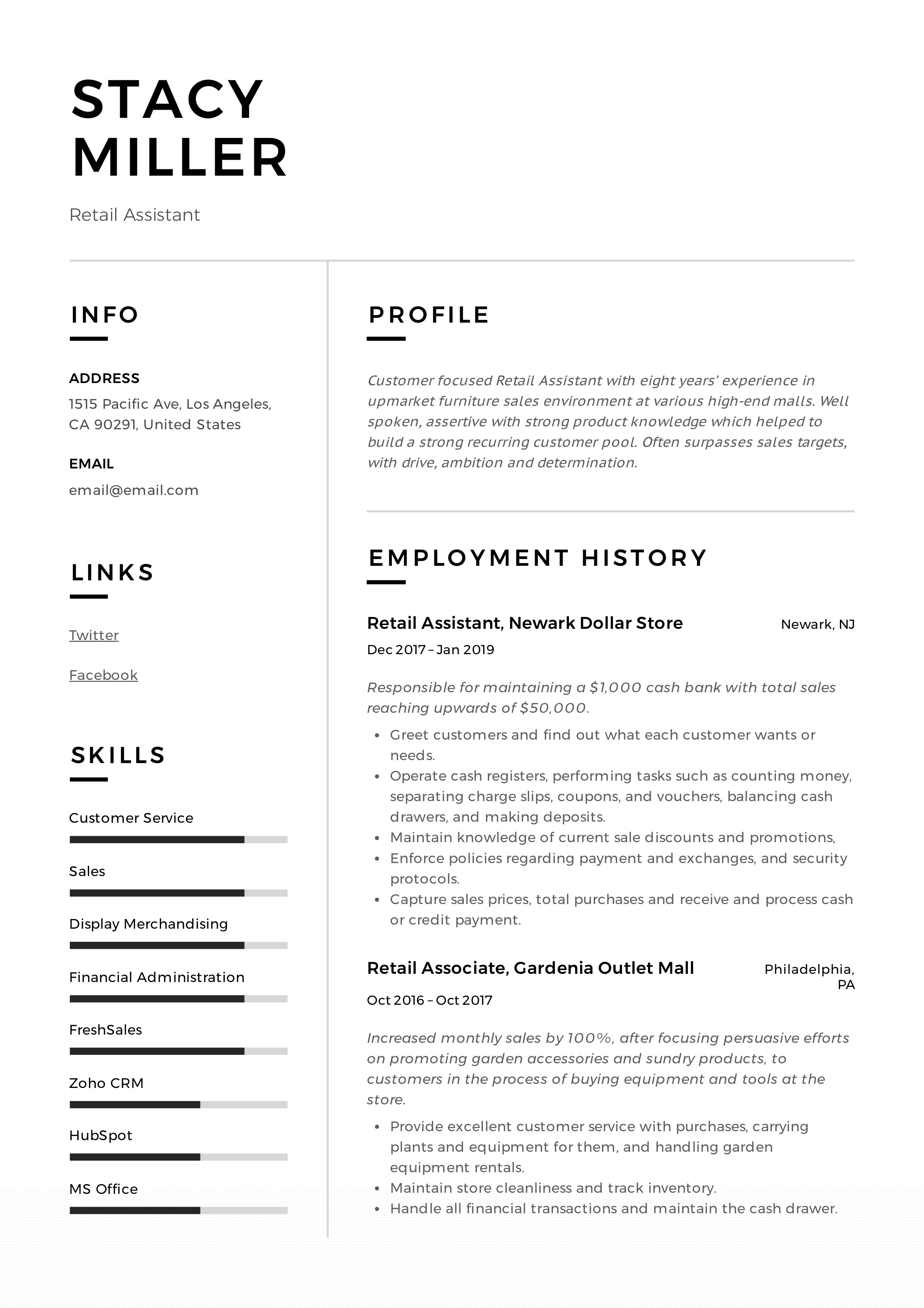 Essential Tips for Crafting an Impressive Retail Resume UK