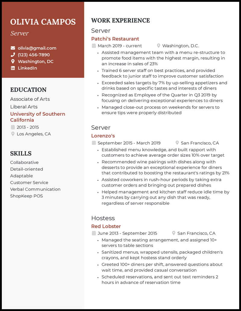 Essential Guide to Crafting an Impressive Server Position Resume Description