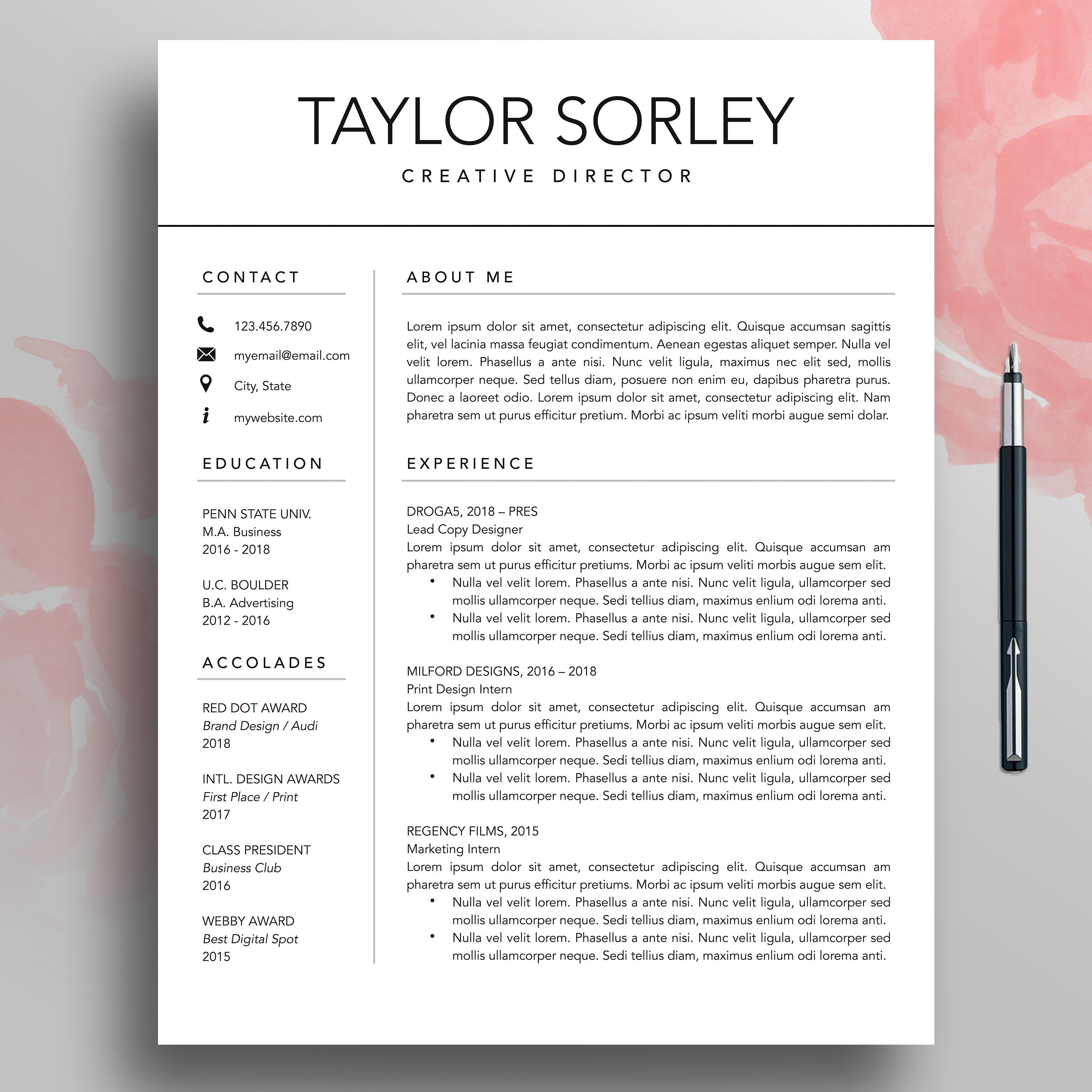 Streamline Your Job Search with Simple Resume Template Pages