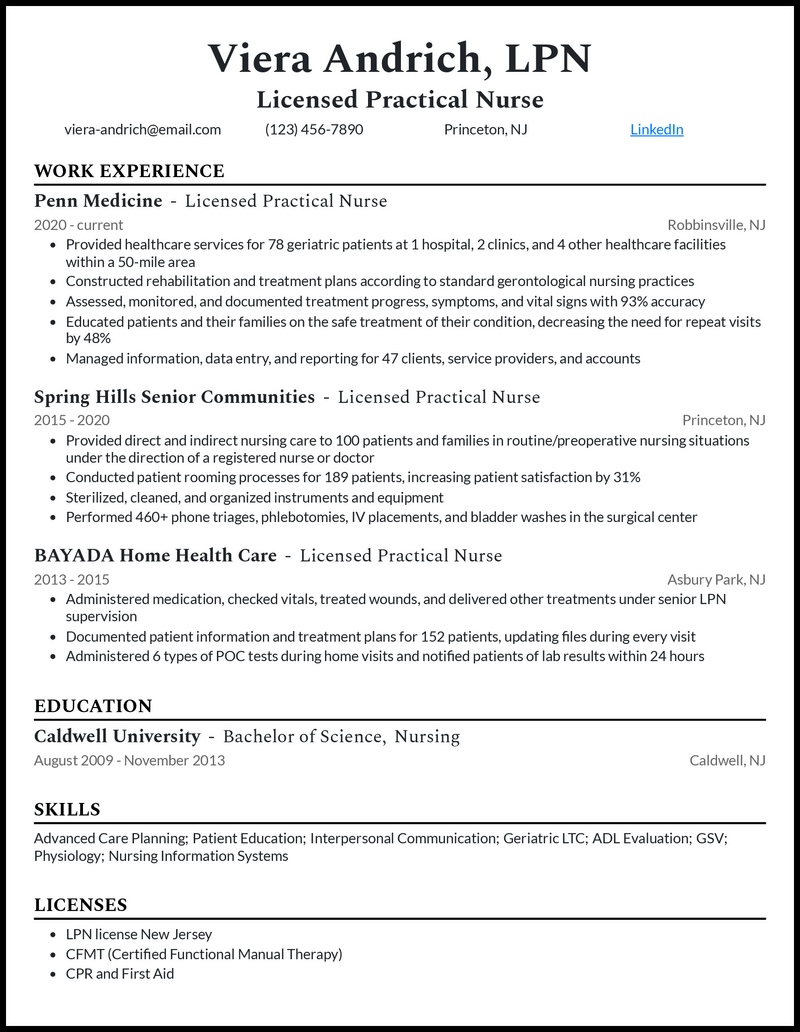 Crafting an Impactful Summary For Lpn Resume: Tips and Examples