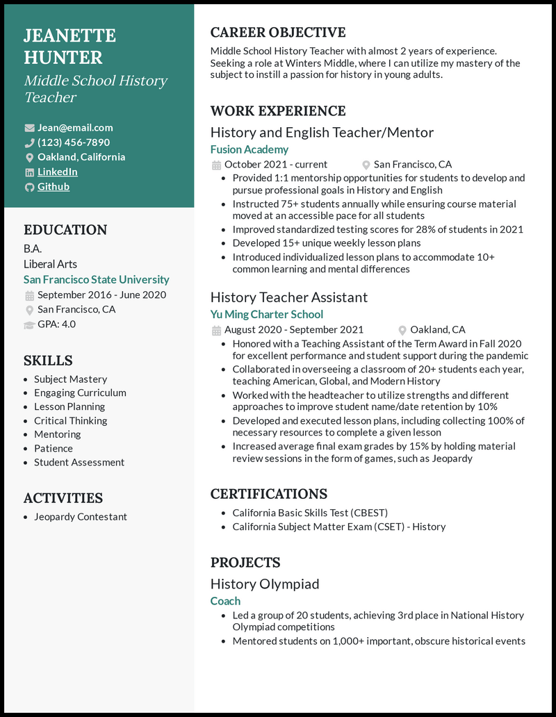 Crafting an Effective Summary Of Qualifications Teacher Resume: Key Tips and Examples