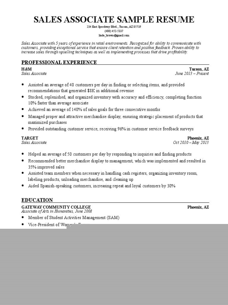 Crafting a Winning Uniqlo Sales Associate Resume: Tips and Examples